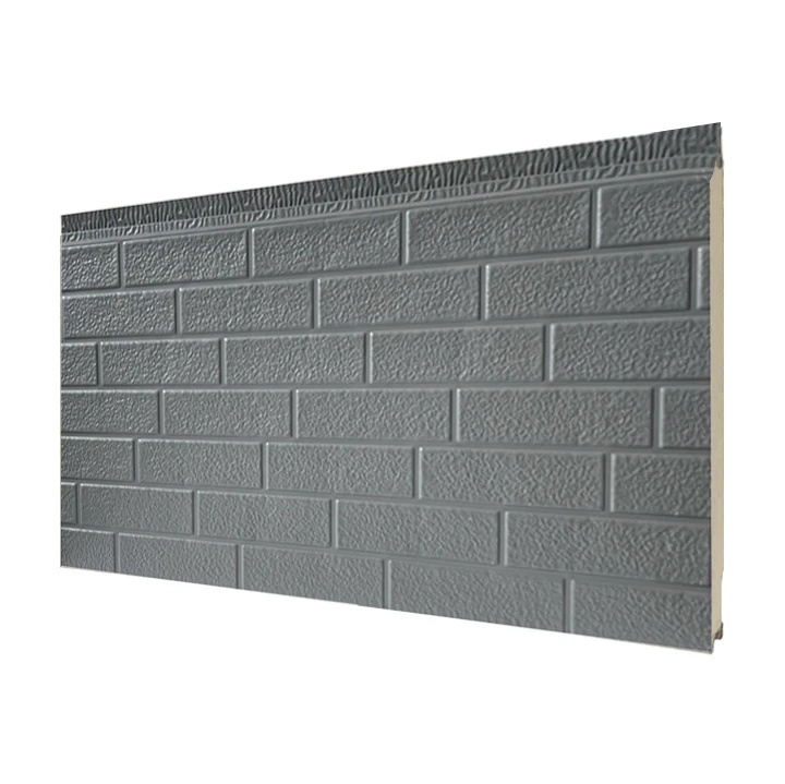 Linear Brick Pattern Hlau Siding Vaj Huam Sib Luag