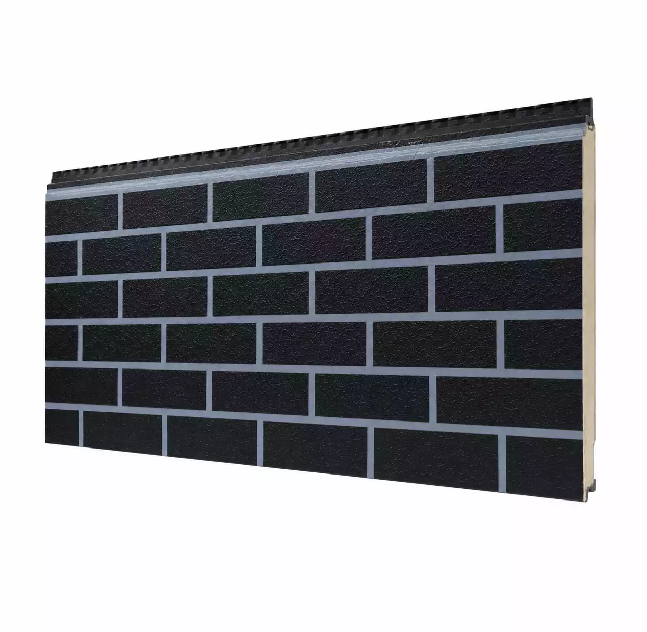 Textured Cib Hlau Siding Vaj Huam Sib Luag